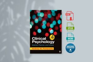 Clinical Psychology Science Practice and Culture - Andrew M. Pomerantz