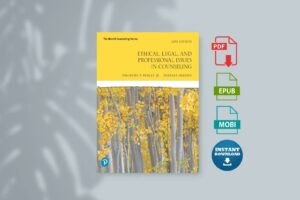 Copie de Ethical Legal and Professional Issues in Counseling 6e