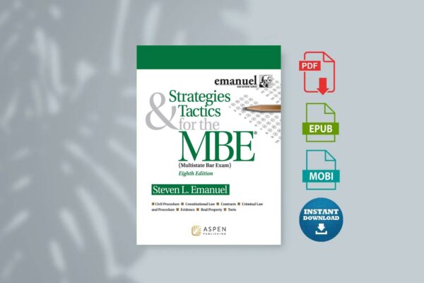 Strategies  Tactics for the MBE (Emanuel Bar Review) (Steven L. Emanuel)